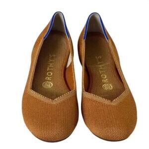 Like New - Rothy’s "The Flat" in Warm Caramel Brown - Size 7